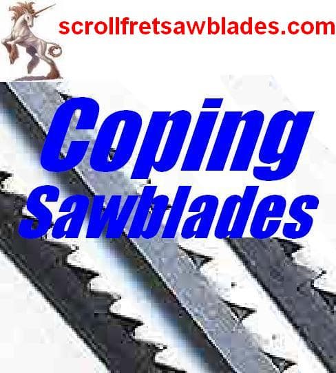 Coping Saw Blades With Pins for Wood Cutting